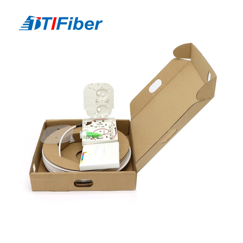 Innen- FTTH-Einmodenfaser im Freien Optik-Patchcord mit Anschlusskasten OTO